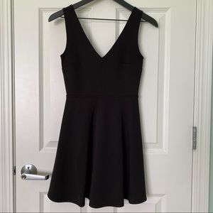 Black Fit and Flare Dress